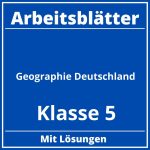 Arbeitsblätter Geographie Klasse 5 Deutschland PDF