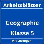 Geographie Klasse 5 Arbeitsblätter Kostenlos PDF