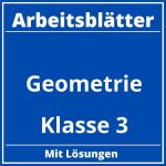 Geometrie Klasse 3 Arbeitsblätter Kostenlos PDF