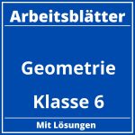 Geometrie Klasse 6 Arbeitsblätter PDF