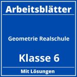 Geometrie Klasse 6 Realschule Arbeitsblätter PDF