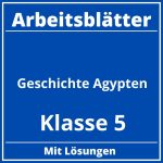 Arbeitsblätter Geschichte Klasse 5 Ägypten PDF