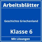 Arbeitsblätter Geschichte Klasse 6 Kostenlos Griechenland PDF