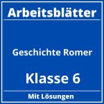 Arbeitsblätter Geschichte Klasse 6 Römer PDF