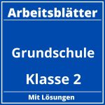 Arbeitsblätter Grundschule Klasse 2 PDF