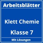 Klett Chemie Arbeitsblätter  Klasse 7 PDF