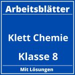 Klett Chemie Arbeitsblätter  Klasse 8 PDF