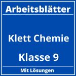 Klett Chemie Arbeitsblätter  Klasse 9 PDF