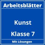 Arbeitsblätter Kunst Klasse 7 PDF