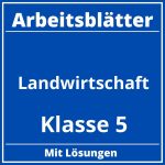 Arbeitsblätter Landwirtschaft Klasse 5 PDF