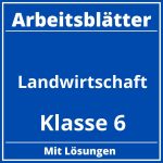 Arbeitsblätter Landwirtschaft Klasse 6 PDF