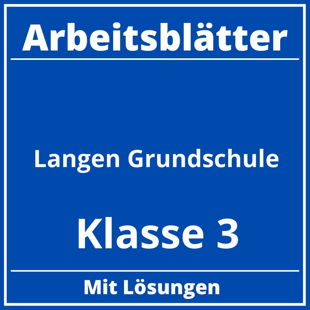 Längen Grundschule Klasse 3 Arbeitsblätter