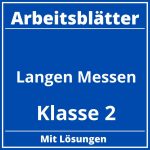 Längen Messen Klasse 2 Arbeitsblätter PDF