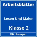 Arbeitsblätter Lesen Und Malen Klasse 2 PDF