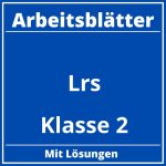 Lrs Klasse 2 Arbeitsblätter PDF