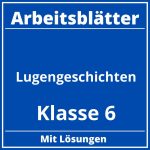 Lügengeschichten Klasse 6 Arbeitsblätter PDF