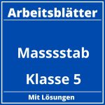 Arbeitsblätter Maßstab Klasse 5 PDF