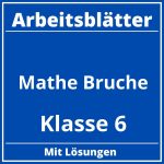 Mathe Arbeitsblätter Klasse 6 Brüche Zum Ausdrucken Kostenlos PDF