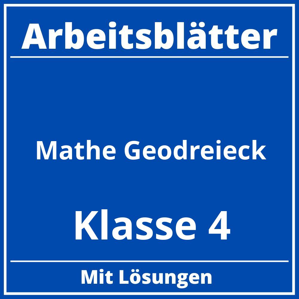 Arbeitsblätter Mathe Klasse 4 Geodreieck