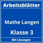 Arbeitsblätter Mathe Klasse 3 Längen Kostenlos PDF