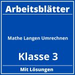 Mathe Klasse 3 Längen Umrechnen Arbeitsblätter PDF