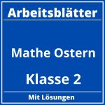 Arbeitsblätter Mathe Klasse 2 Ostern PDF