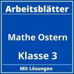 Arbeitsblätter Mathe Klasse 3 Ostern PDF