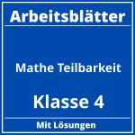 Arbeitsblätter Mathe Klasse 4 Teilbarkeit PDF