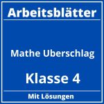 Arbeitsblätter Mathe Klasse 4 Überschlag PDF