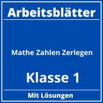 Arbeitsblätter Mathe Klasse 1 Zahlen Zerlegen PDF