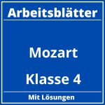 Arbeitsblätter Mozart Klasse 4 PDF