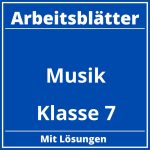 Musik Klasse 7 Arbeitsblätter Kostenlos PDF