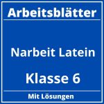 Klassenarbeit Latein Arbeitsblätter Klasse 6 Zum Ausdrucken PDF