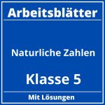 Natürliche Zahlen Klasse 5 Arbeitsblätter PDF