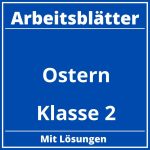 Ostern Klasse 2 Arbeitsblätter PDF