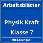 Arbeitsblätter Physik Klasse 7 Kraft PDF