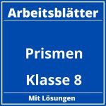 Prismen Arbeitsblätter Klasse 8 PDF