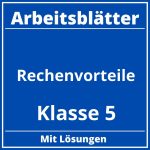 Rechenvorteile Klasse 5 Arbeitsblätter PDF