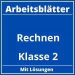 Rechnen Klasse 2 Arbeitsblätter PDF