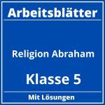 Religion Klasse 5 Arbeitsblätter Abraham PDF