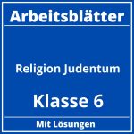 Religion Klasse 6 Arbeitsblätter Judentum PDF