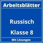 Arbeitsblätter Russisch Klasse 8 PDF