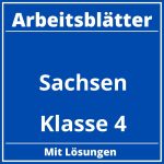 Arbeitsblätter Sachsen Klasse 4 PDF