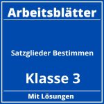 Satzglieder Bestimmen Klasse 3 Arbeitsblätter Kostenlos PDF