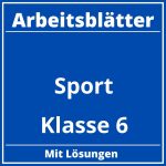 Arbeitsblätter Sport Klasse 6 PDF