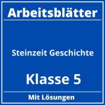 Steinzeit Arbeitsblätter Geschichte Klasse 5 Kostenlos PDF