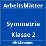 Symmetrie Klasse 2 Arbeitsblätter PDF