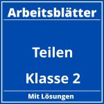 Teilen Klasse 2 Arbeitsblätter PDF