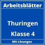 Arbeitsblätter Thüringen Klasse 4 PDF