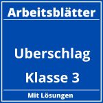 Überschlag Klasse 3 Arbeitsblätter PDF